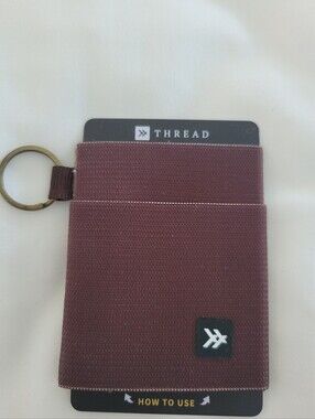Thead Elastic Wallet-Chocolate (Maroon)